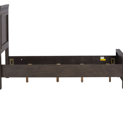 Thornwood Hills - Wood Panel Bed Rails - Rock Beaten Brown