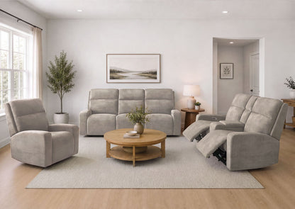 Traxton - Power Zero Gravity Tilt Console Loveseat