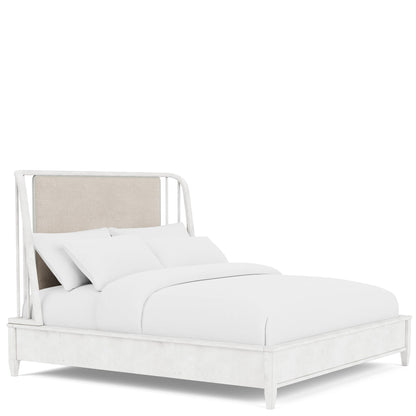 Maddox - Queen Upholstered Spindle Headboard - White