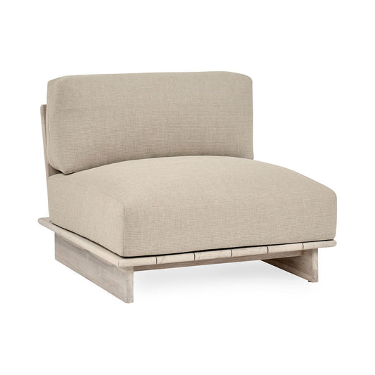 Livia - Outdoor Armless Chair - Taupe