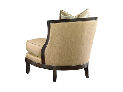Lexington Upholstery - Garland Left Arm Facing Chair - Light Brown / Dark Brown