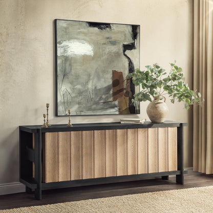 Ellison - 4 Door Cabinet - Shoreline Noir