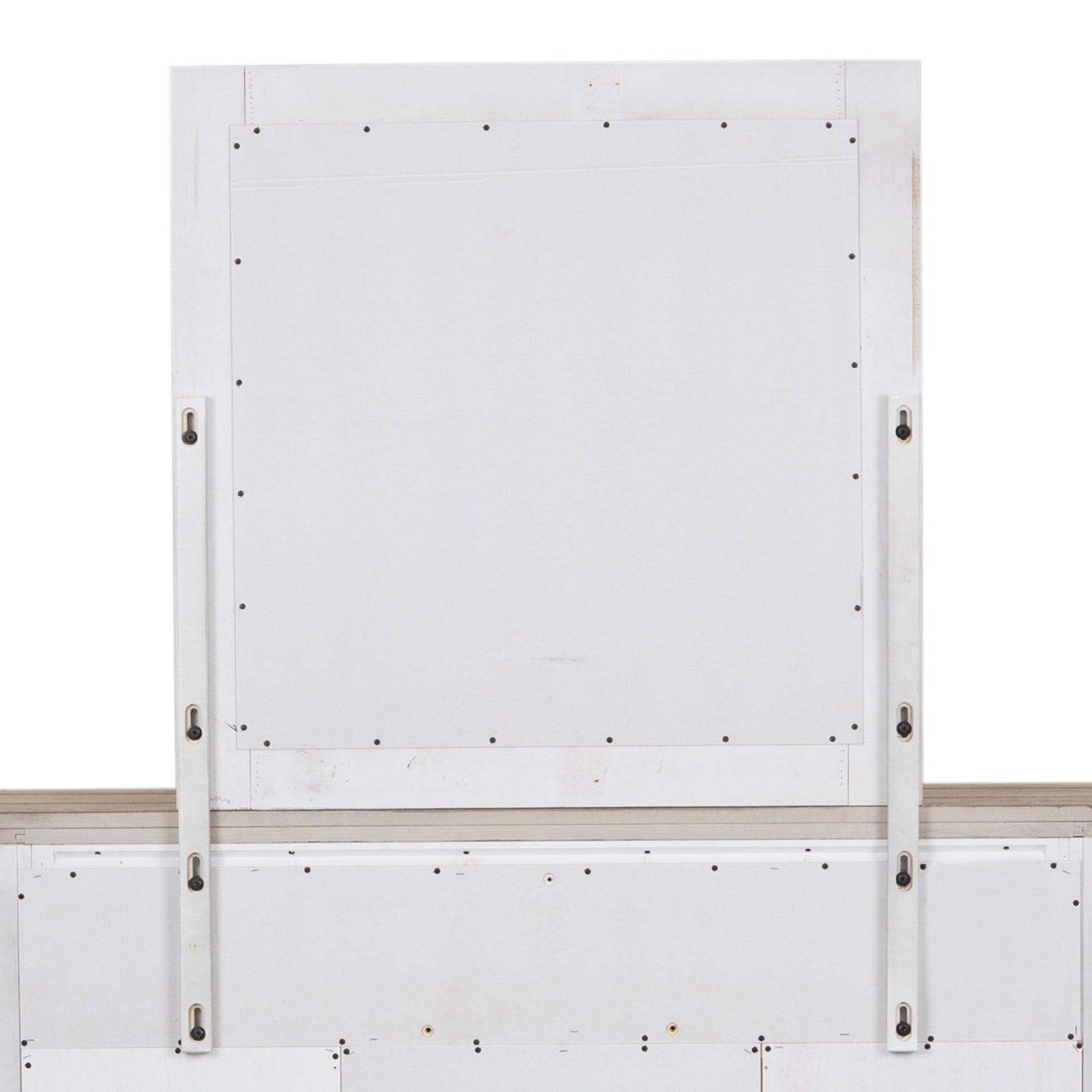 Heartland - Landscape Mirror - Antique White / Tobacco Tops