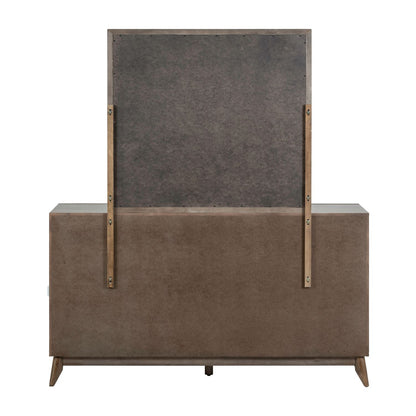 Century Modern - Dresser & Mirror - Walnut