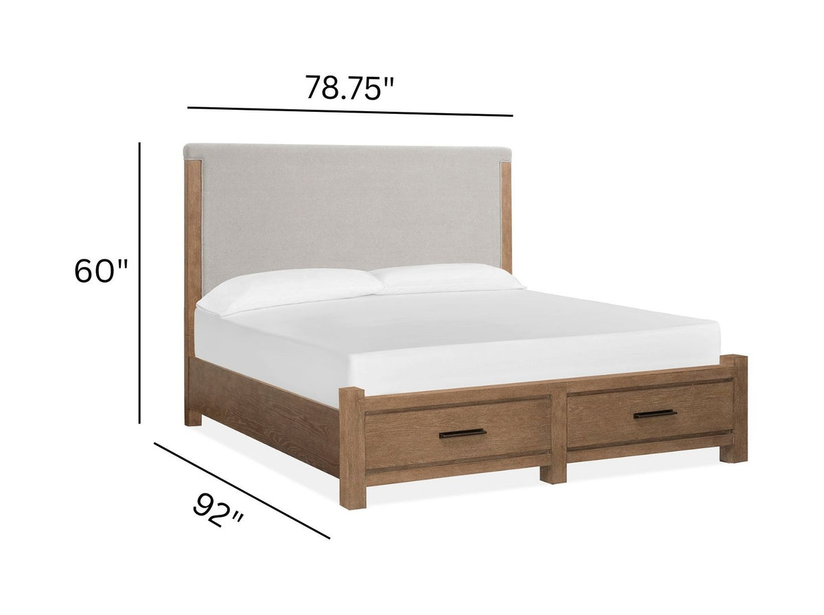 Plum Creek - Upholstered Panel Storage Bedroom Set