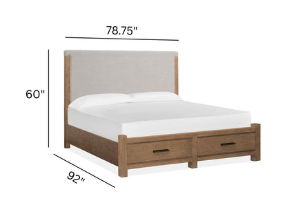 Plum Creek - Upholstered Panel Storage Bedroom Set
