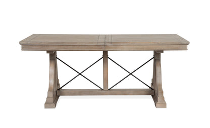 Paxton Place - Trestle Dining Table - Dovetail Gray