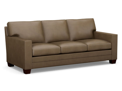 Couture Leather - Brayden Leather Sofa - Dark Brown