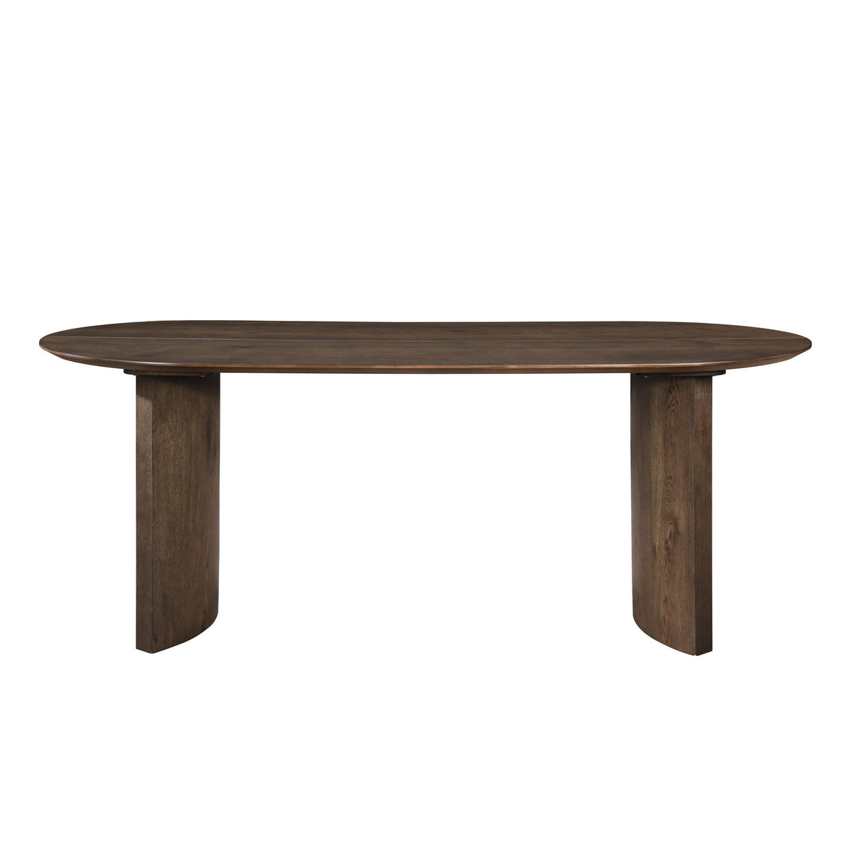 Kody - 79" Oval Dining Table Top - Dark Walnut