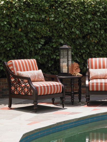 Royal Kahala Black Sands - Round End Table - Dark Brown