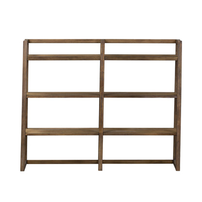 Stone Brook - Credenza Hutch - Rustic Saddle