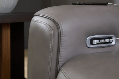 5Z-Comfort - Relaxation - Power Reclining Loveseat with Console / Adj Headrest