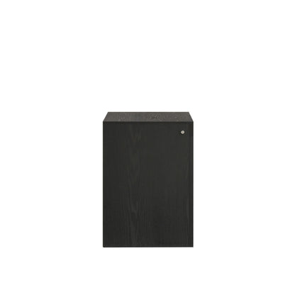 Asher - Nightstand With LED Light - Smoke