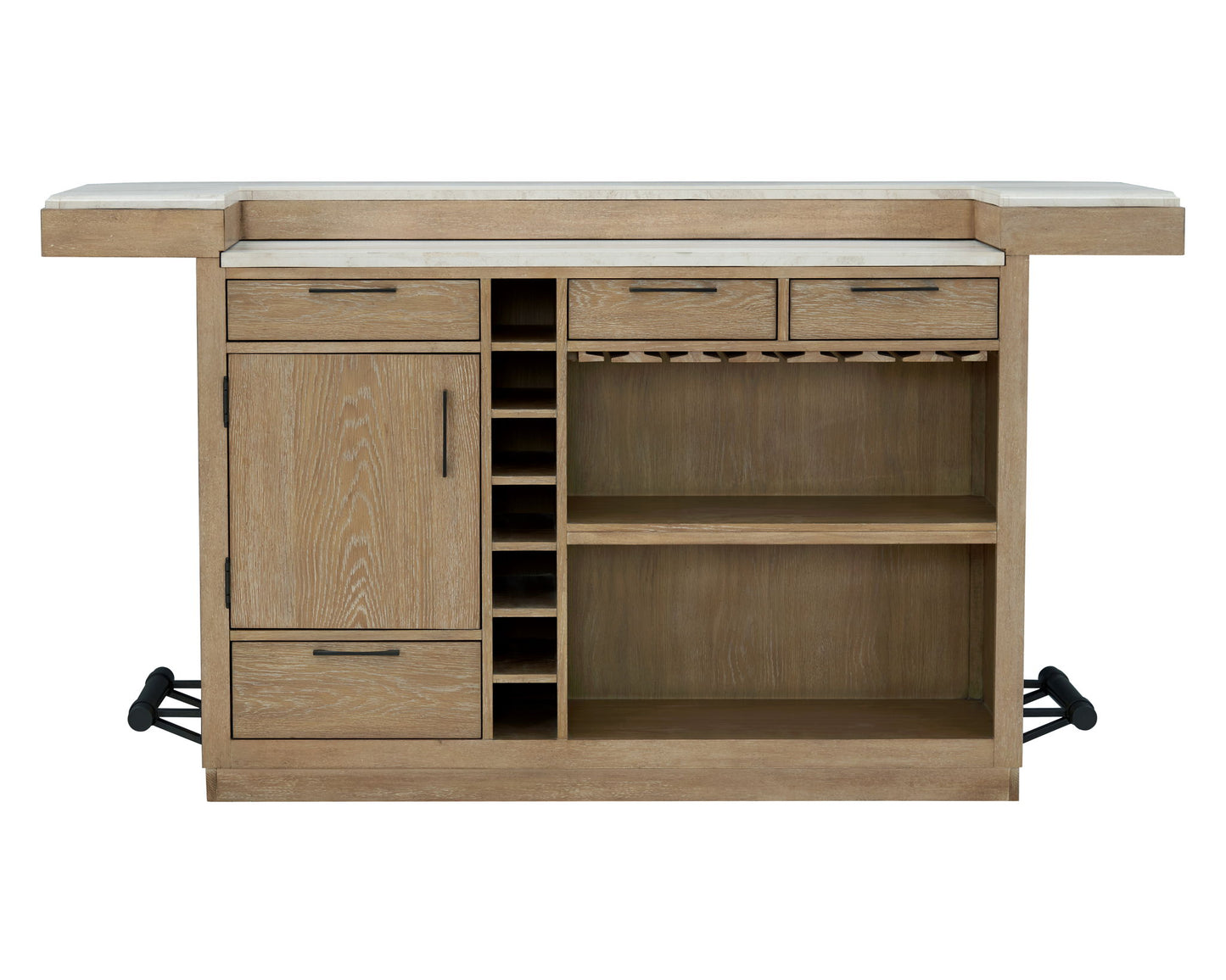 Escape - Dining Bar Base - Glazed Natural Oak / Vanilla Bean