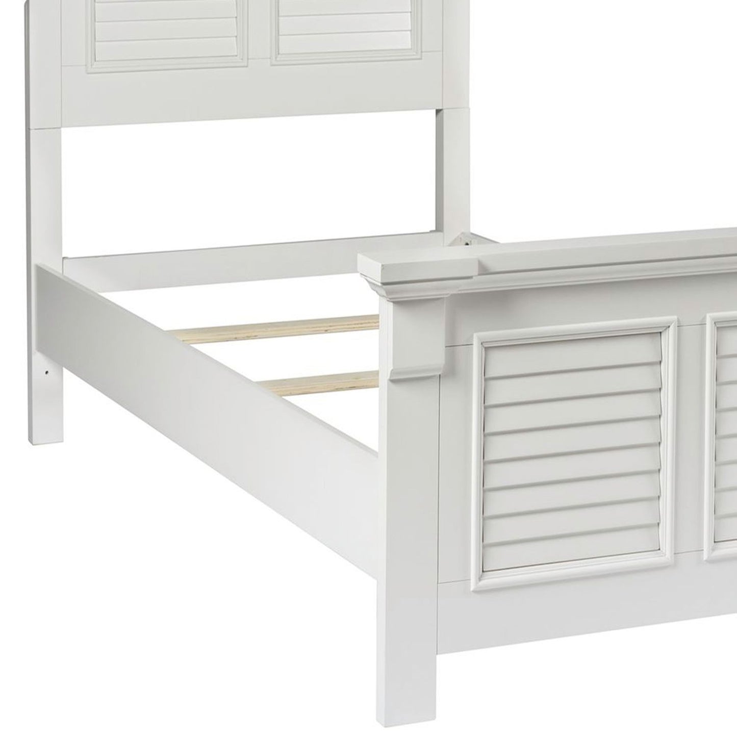 Summer House - Youth Panel Bed Rails - Oyster White