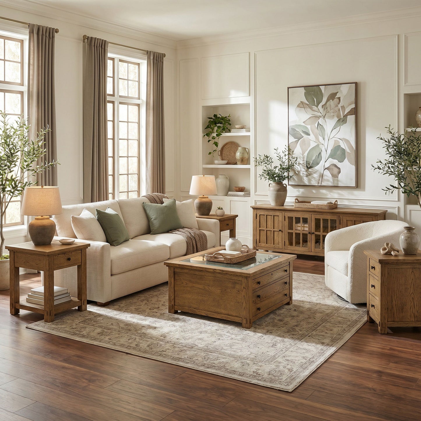 Windsor - End Table - Brandy