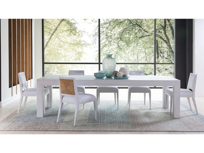 Signature Designs - Osiris Rectangular Dining Table - Pearl Silver