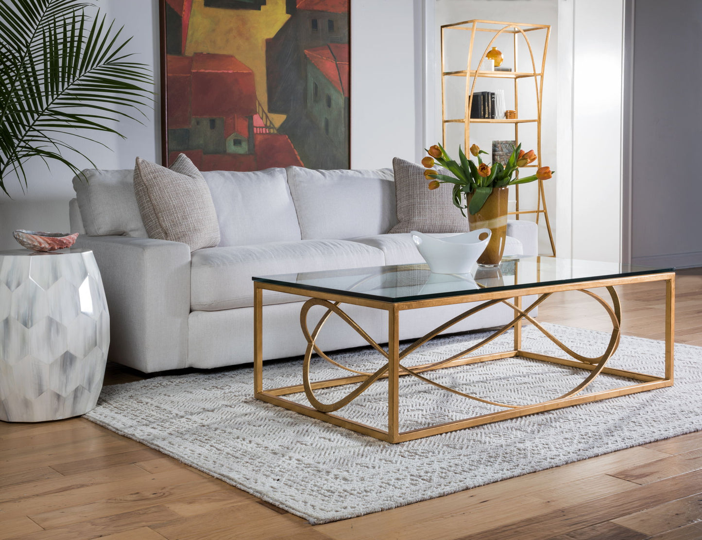 Metal Designs - Ellipse Rectangular Cocktail Table