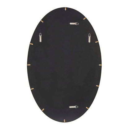 Elstree - Oval Mirror - Antique Brass