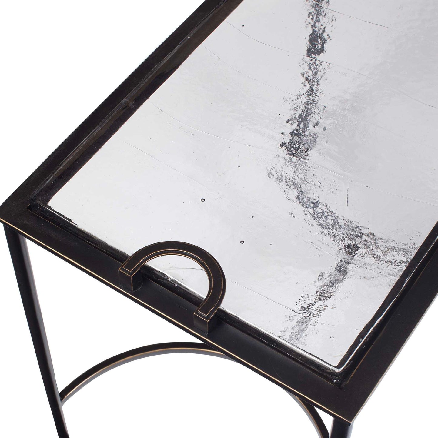 Eisen - Textured Glass Accent Table - Bronze