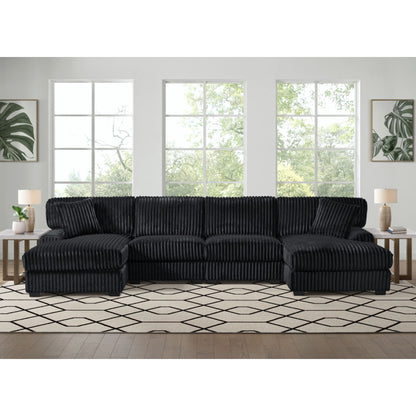 Nightfall - Armless Chair - Grand Cord Black