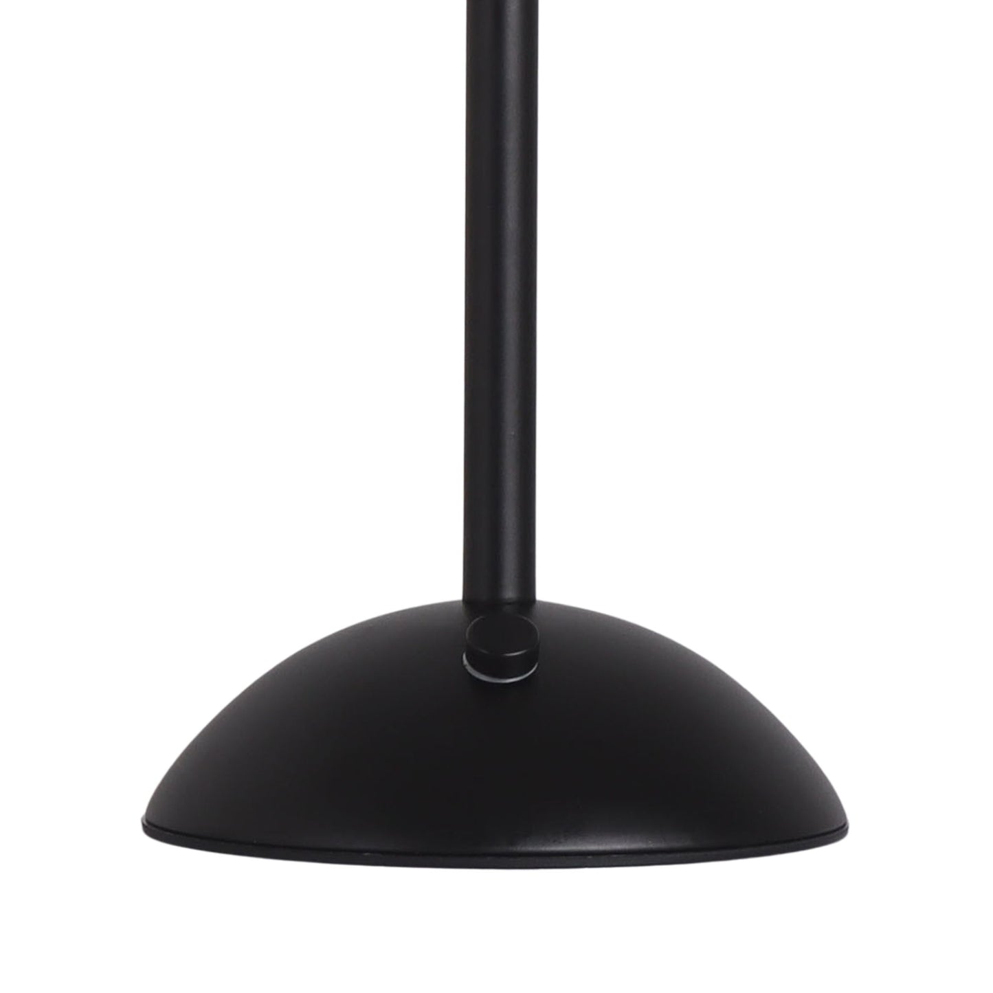 "Crystal Radiance I" Rechargeable LED Metal Accent Lamp (Set of 2) - Matte Black / Clear Gray