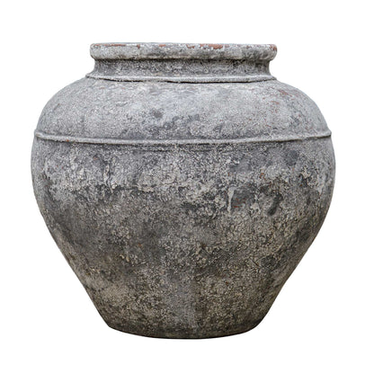 Echoes Of Time - Concrete Outdoor Planter - Dark Gray