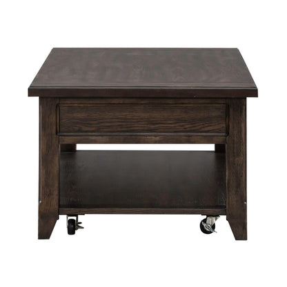 Paradise Valley - Lift Top Cocktail Table - Saddle Brown