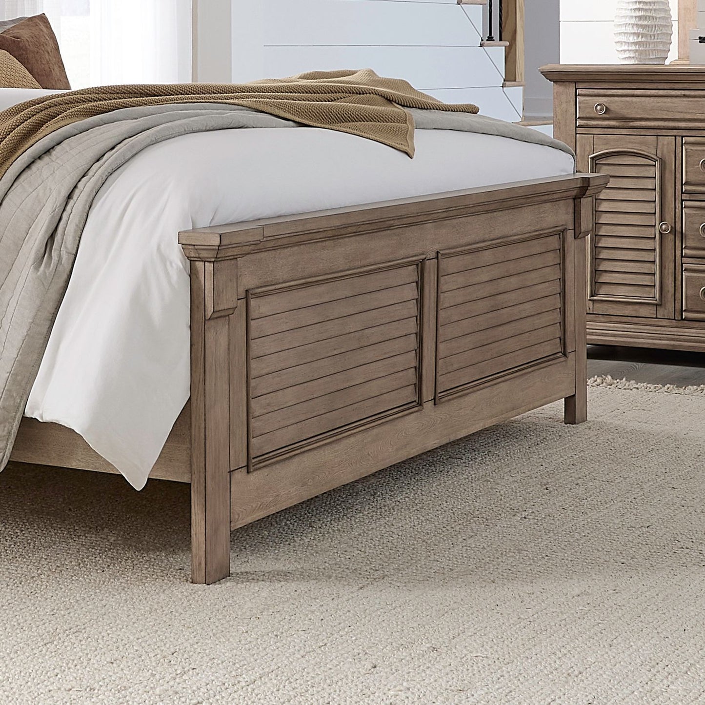 Summer House - King Panel Footboard - Sand Dune