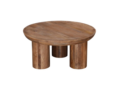 Blair - Round Cocktail Table Base - Dark Brown