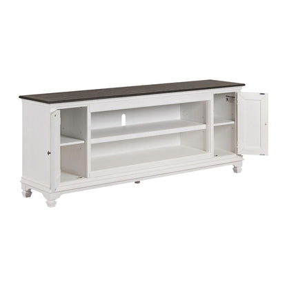Fireplace TV Consoles - 80" Fireplace TV Console FTS - White