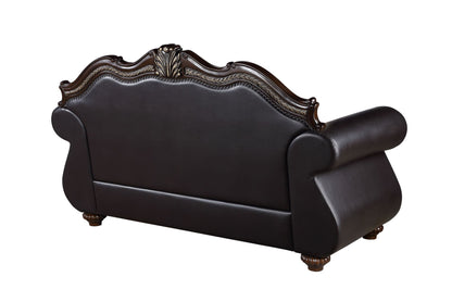 Maximus - Loveseat Backrest - Dark Brown