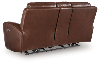 Next Move - Power Reclining Loveseat With Console / Adjustable Headrest