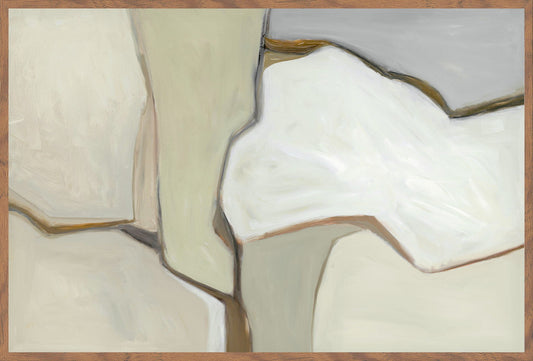 Dried - 60" x 40" Painting By Buddy Whitlock (Set of 2) - Walnut