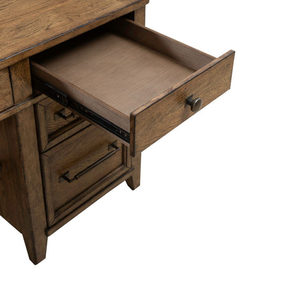 Carolina Park - Jr Executive Credenza - Amber Brown