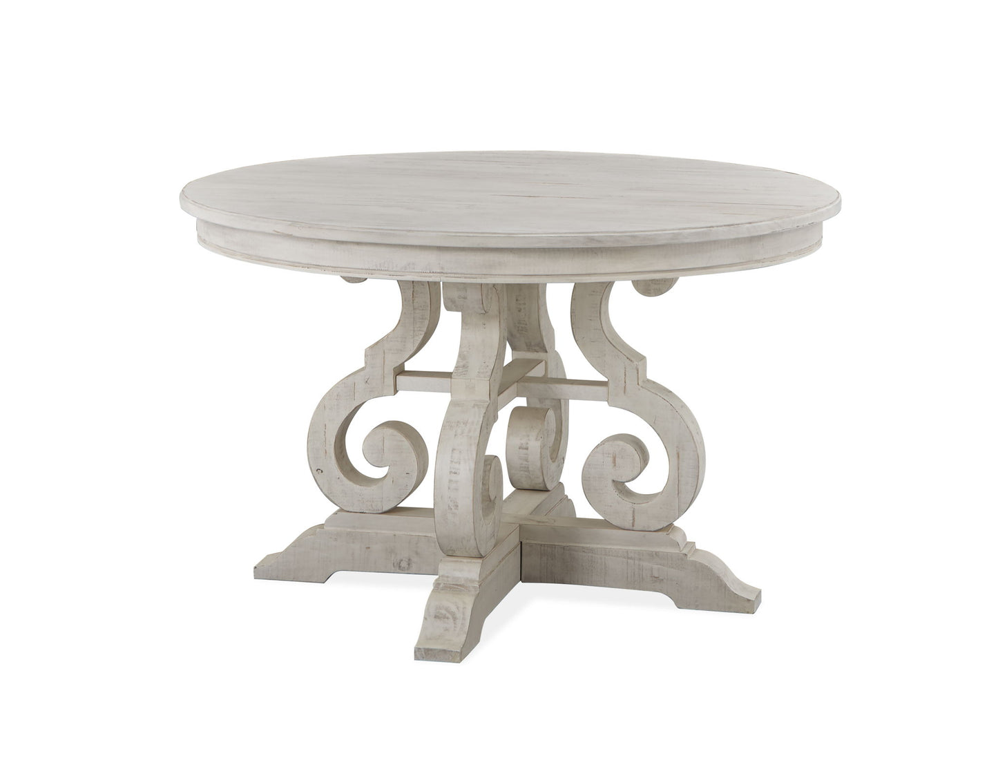 Bronwyn - 48" Round Dining Table Base - Alabaster
