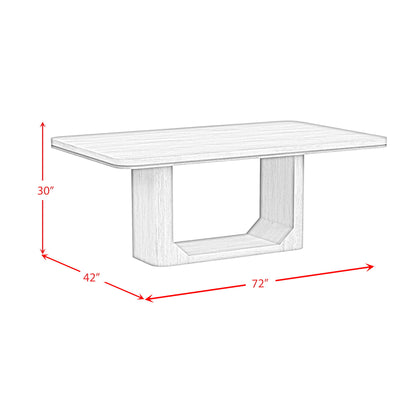 Rosalie - 72" Rectangular Dining Table