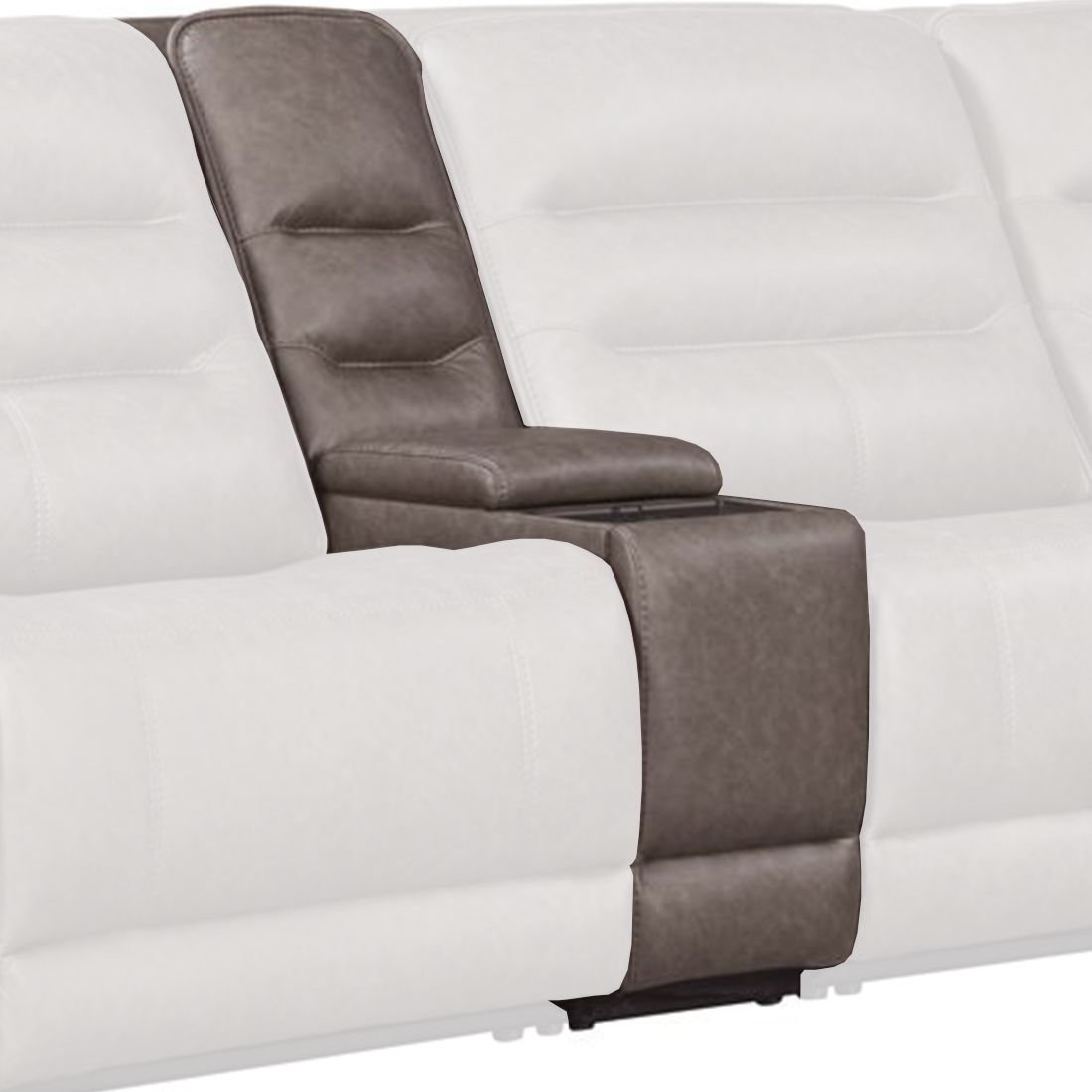 Lawson - Entertainment Tilt Console With Wireless Charger - Sydney Brunette