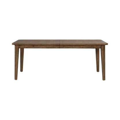 Carolina Park - Rectangular Leg Table - Amber Brown