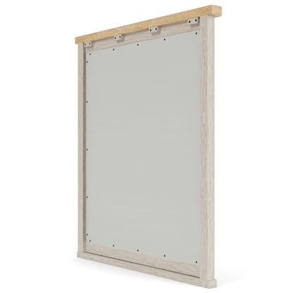 Glenndale - Dresser Mirror - Aged White