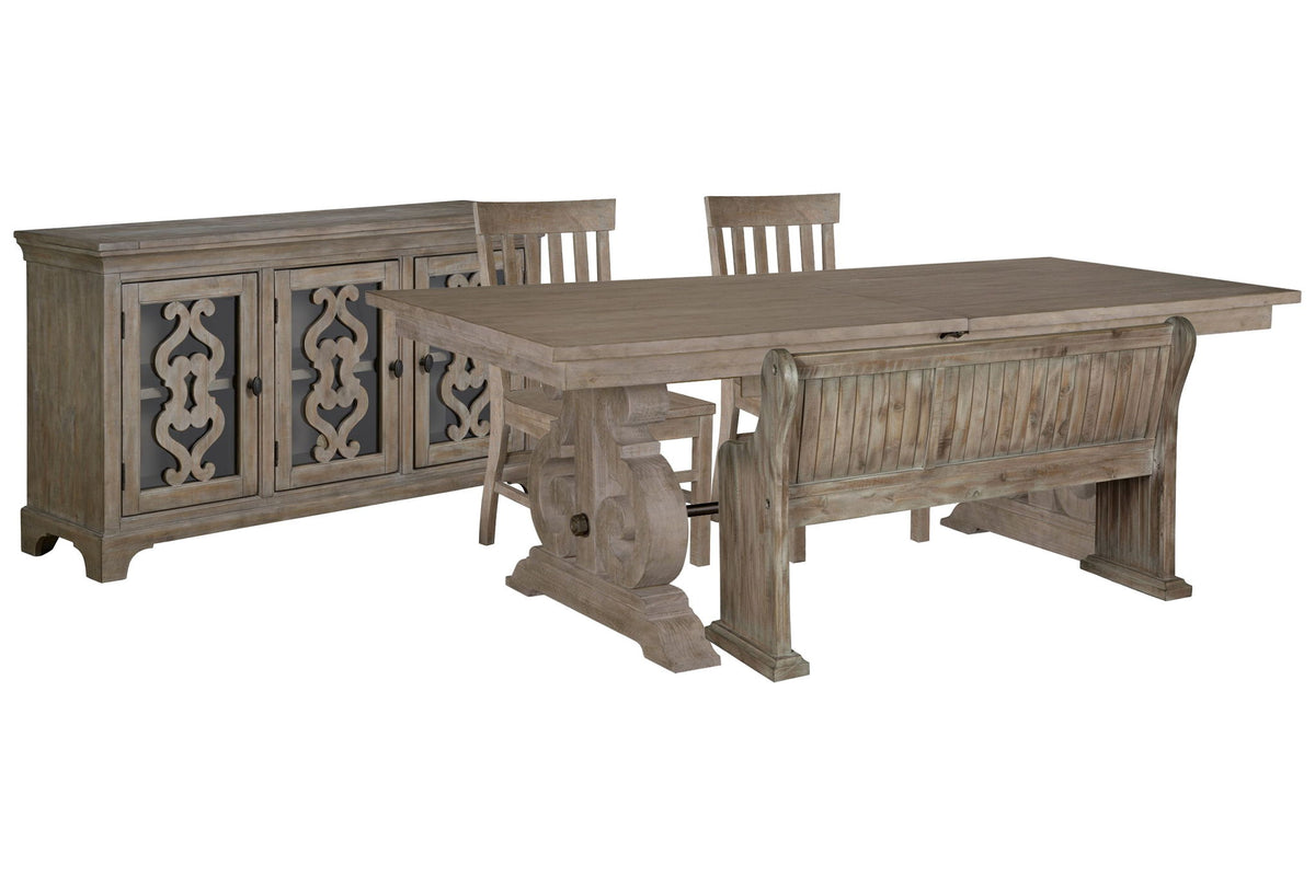 Tinley Park - Extendable Rectangular Dining Table Set