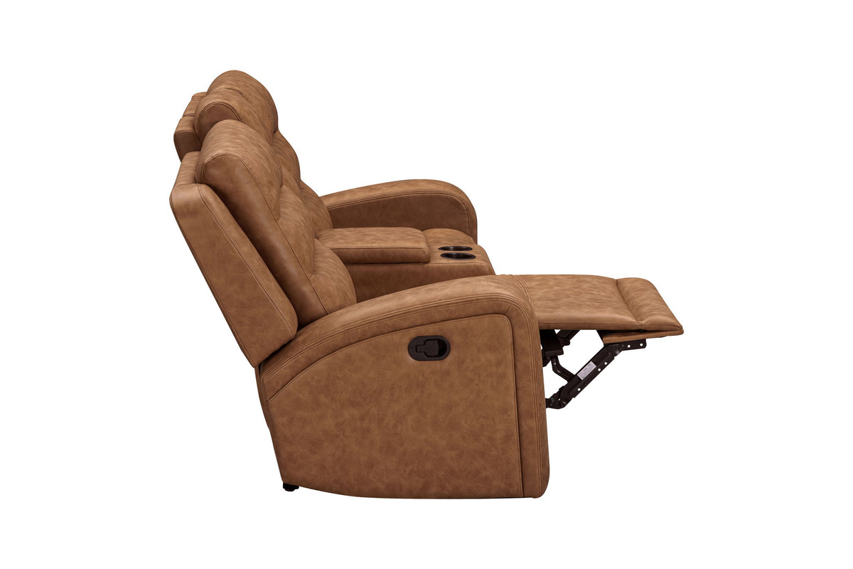 Napa - Manual Console Loveseat - Wrangler Clay