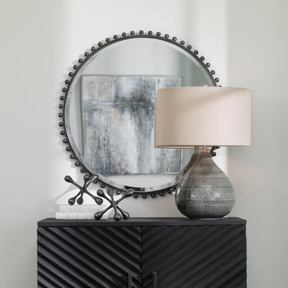 Taza - Round Iron Mirror