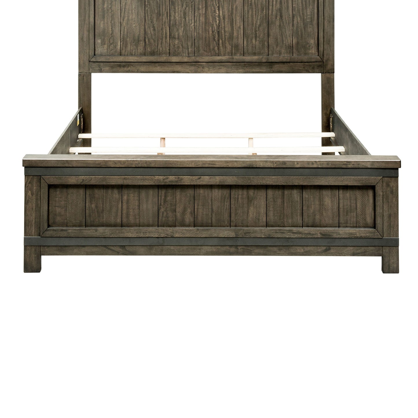 Thornwood Hills - King Panel Footboard - Rock Beaten Brown