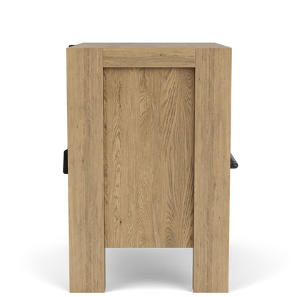 Davie - Wood One Drawer Nightstand - Light Brown