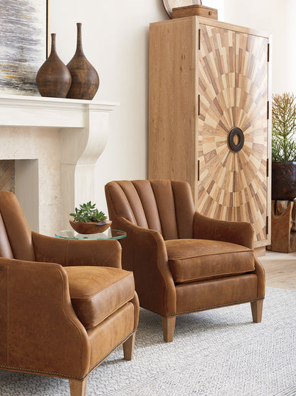 Los Altos - Pavillion Cabinet - Light Brown