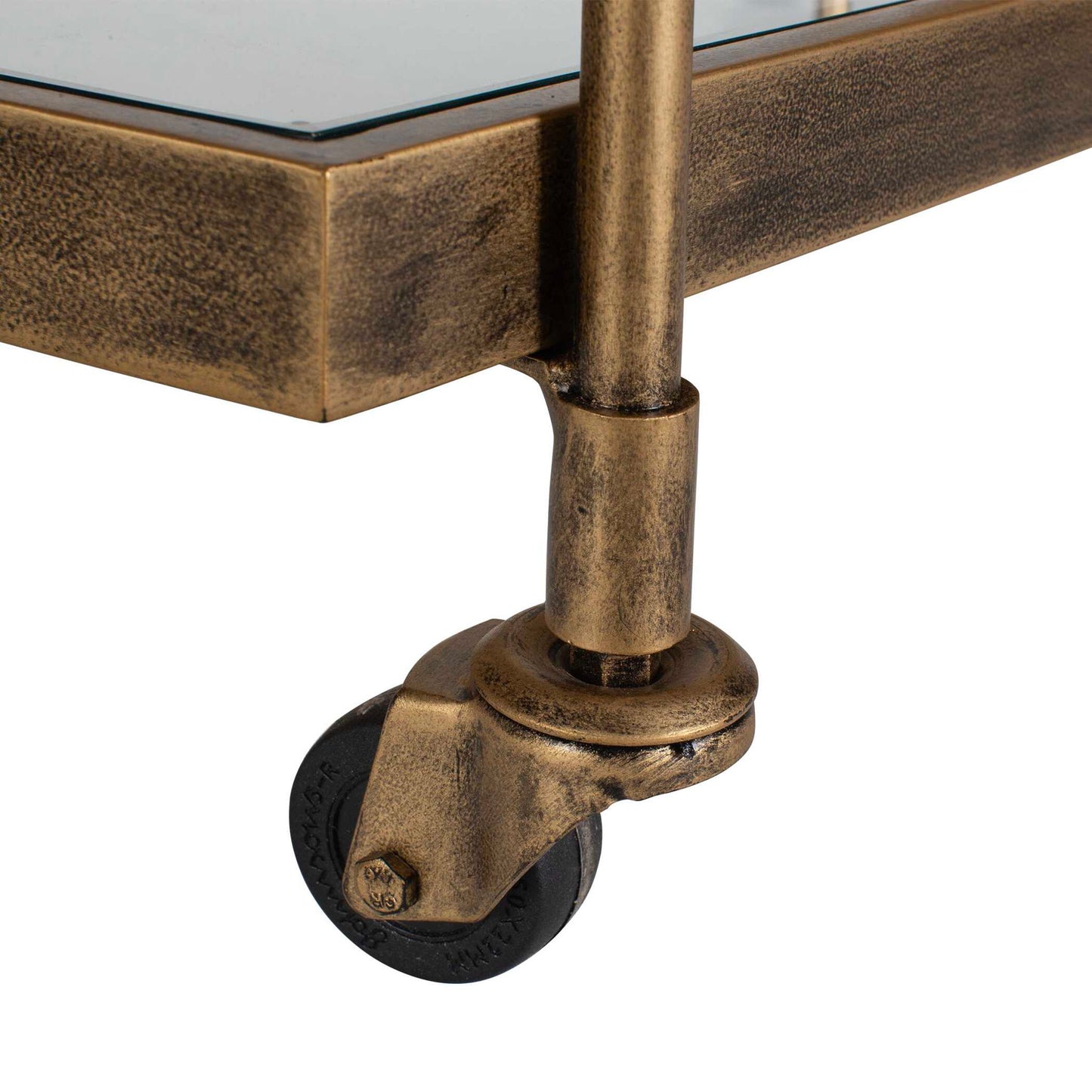Scarritt - Bar Cart - Antique Brass