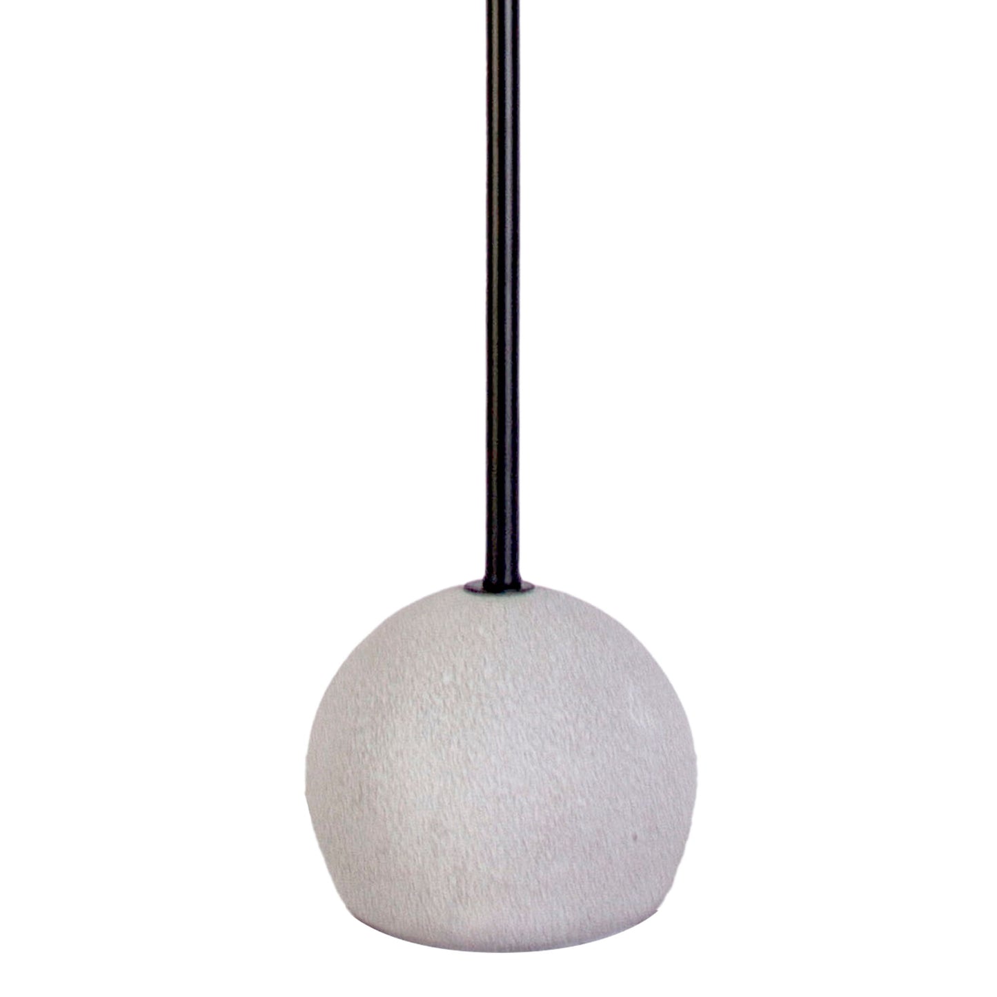 "Urban Sphere" Concrete Buffet Lamp (Set of 2) - Concrete/Matte Black