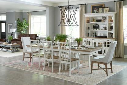 Americana Modern Dining - Spindle Back Dining Chair (Set of 2) - Cotton White