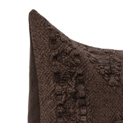 Abbey - 22" x 22"Pillow - Sierra Brown